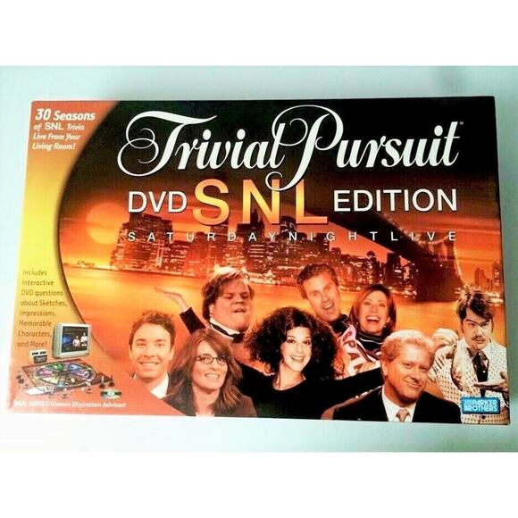 Trivial Pursuit Board Game SNL Saturday Night Live Show TV Edition DVD New Box - Picture 2 of 2